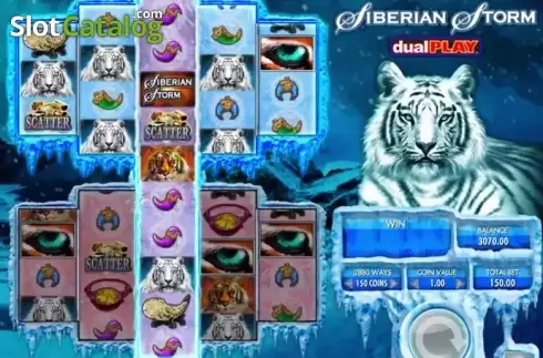 Οθόνη 5. Siberian Storm Dual Play Κουλοχέρης