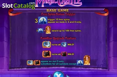 Πίνακας πληρωμών 3. Magic Castle Κουλοχέρης