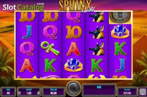 Οθόνη 1. Sphinx Wild Κουλοχέρης