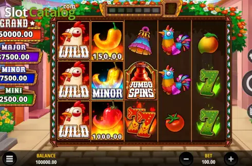 Οθόνη2. Cash Eruption Rey Picante Del Pollo Κουλοχέρης