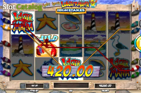 Οθόνη3. Lucky Larry's Lobstermania High Stakes Κουλοχέρης