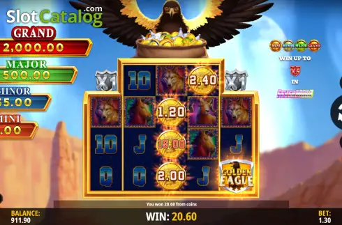 Οθόνη3. Golden Eagle Κουλοχέρης 