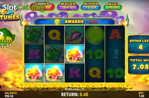 Οθόνη3. Pufferfish Pop Fortunes Κουλοχέρης