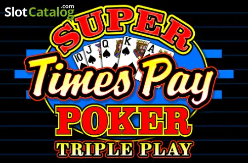 Super Times Pay Triple Play Poker Λογότυπο Super Times Pay Triple Play Poker Λογότυπο