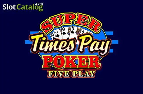 Super Times Pay Five Play Poker Λογότυπο Super Times Pay Five Play Poker Λογότυπο