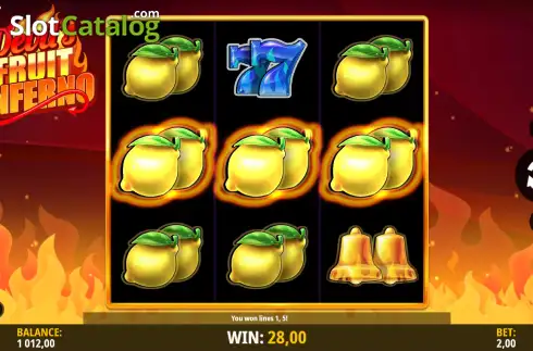 Οθόνη3. Devil's Fruit Inferno Κουλοχέρης