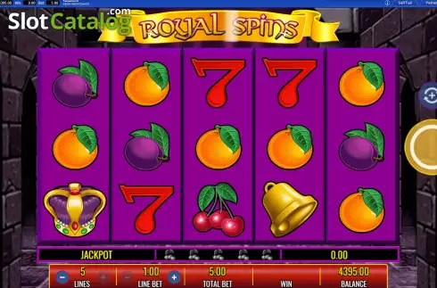 Οθόνη2. Royal Spins Κουλοχέρης 