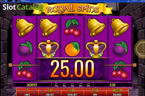 Οθόνη3. Royal Spins Κουλοχέρης 
