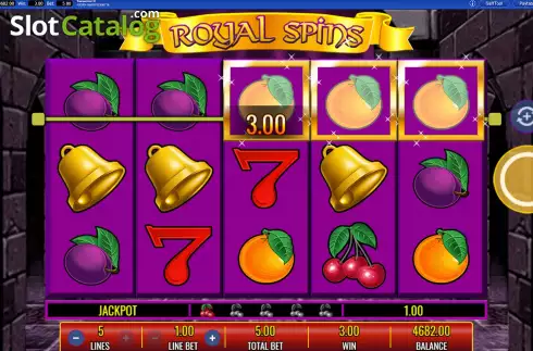 Οθόνη4. Royal Spins Κουλοχέρης 