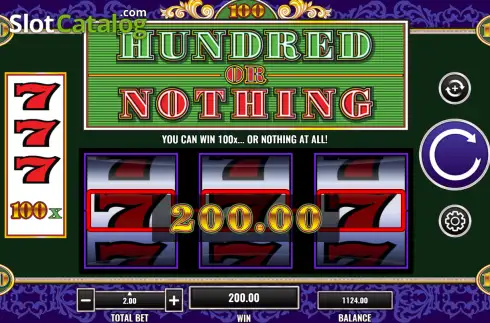 Οθόνη3. Hundred or Nothing Κουλοχέρης