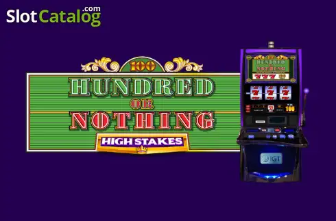 Hundred or Nothing High Stakes Λογότυπο Hundred or Nothing High Stakes Λογότυπο