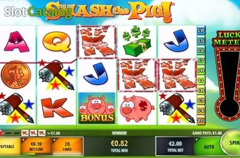Οθόνη 3. Smash the Pig Κουλοχέρης