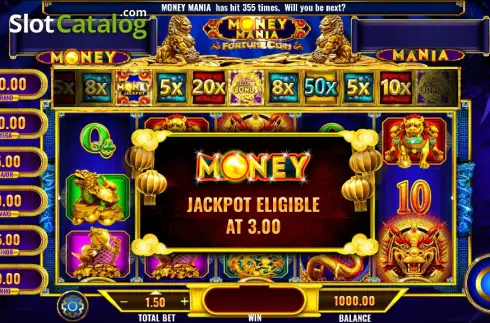 Οθόνη2. Money Mania Fortune Coin Κουλοχέρης
