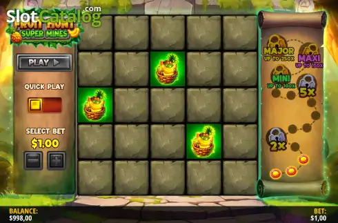 Οθόνη2. Fruit Hunt Super Mines Κουλοχέρης
