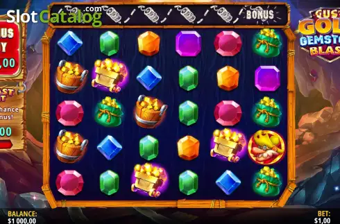 Οθόνη2. Gus's Gold Gemstone Blast Κουλοχέρης
