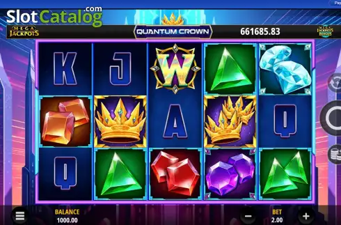 Οθόνη2. Quantum Crown MegaJackpots Κουλοχέρης