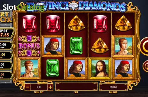 Οθόνη2. Fort Knox Da Vinci Diamonds Κουλοχέρης