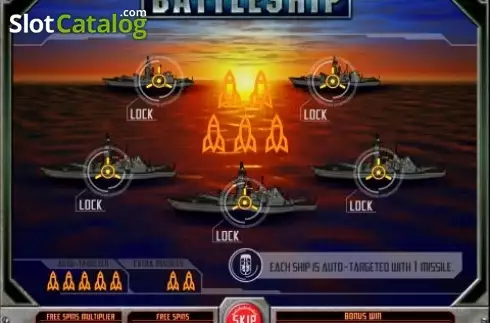 Οθόνη6. Battleship (IGT) Κουλοχέρης