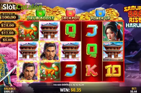 Οθόνη3. Samurai 888 Rise Haruki Κουλοχέρης