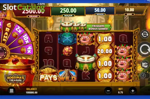Οθόνη2. Hogzuma's Treasure Κουλοχέρης