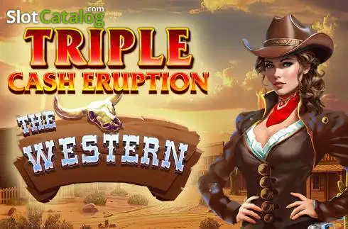 Triple Cash Eruption The Western Λογότυπο Triple Cash Eruption The Western Λογότυπο