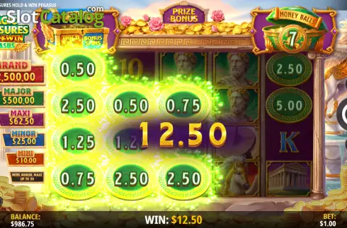 Οθόνη3. Magic Treasures Hold & Win Pegasus Κουλοχέρης 