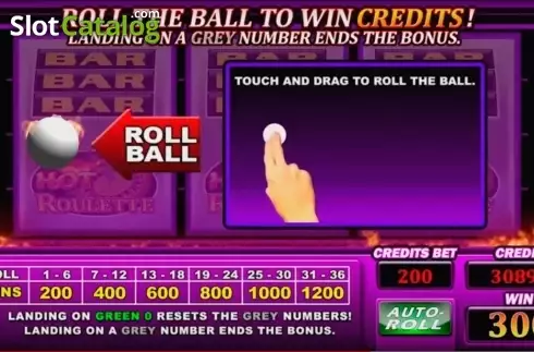 Μπόνους παιχνίδι. Hot Roulette - Triple Double Diamond Κουλοχέρης
