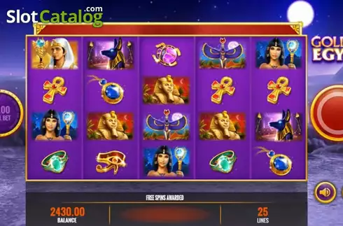 Οθόνη4. Golden Egypt (IGT) Κουλοχέρης