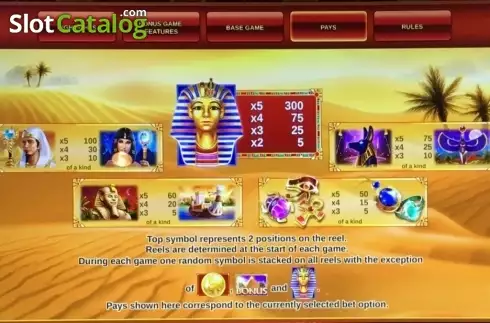 Οθόνη8. Golden Egypt (IGT) Κουλοχέρης