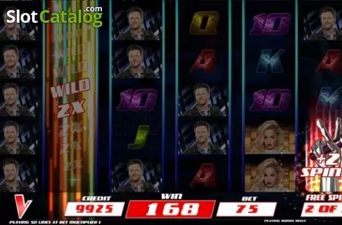 Οθόνη2. The Voice Video Slots Κουλοχέρης