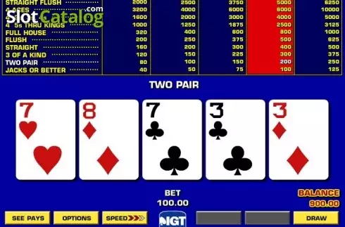 Οθόνη4. Bonus Poker Game King Κουλοχέρης