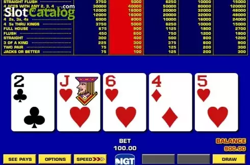 Οθόνη4. Double Double Bonus Poker Game King Κουλοχέρης 
