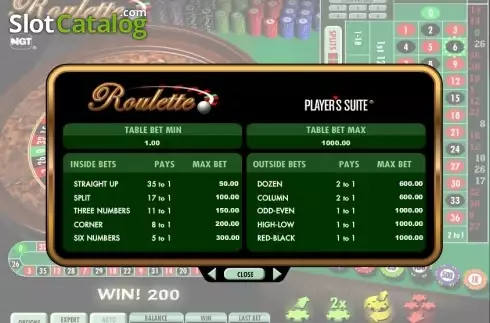 Οθόνη6. Roulette (IGT) Κουλοχέρης 