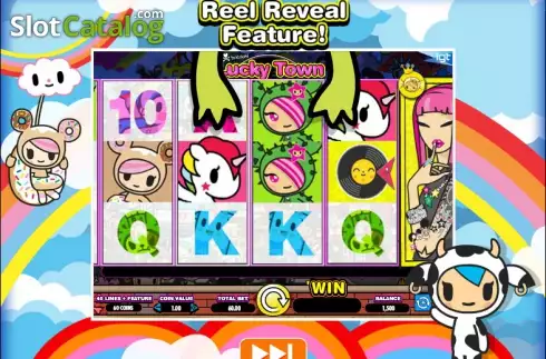 Παρουσίαση χαρακτηριστικών. Tokidoki – Lucky Town Κουλοχέρης