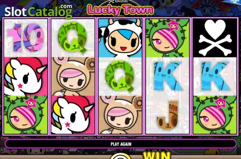 Ροδέλες. Tokidoki – Lucky Town Κουλοχέρης