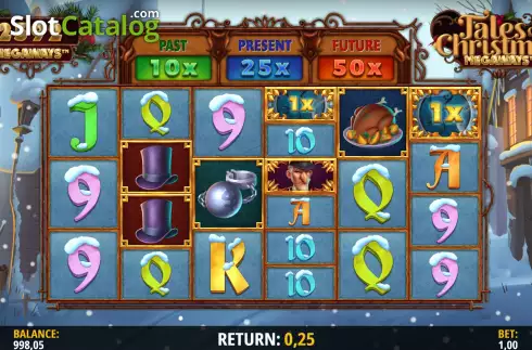 Οθόνη3. Tales of Christmas Megaways Κουλοχέρης 