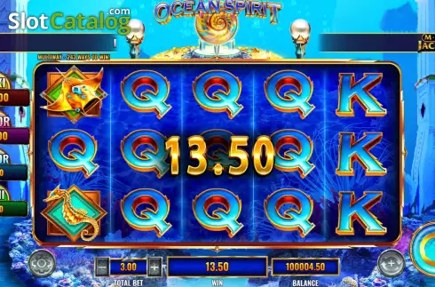 Οθόνη3. Ocean Spirit MegaJackpots Κουλοχέρης 