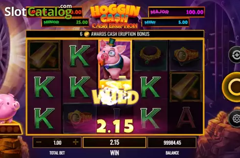 Οθόνη3. Cash Eruption Hoggin Cash Κουλοχέρης