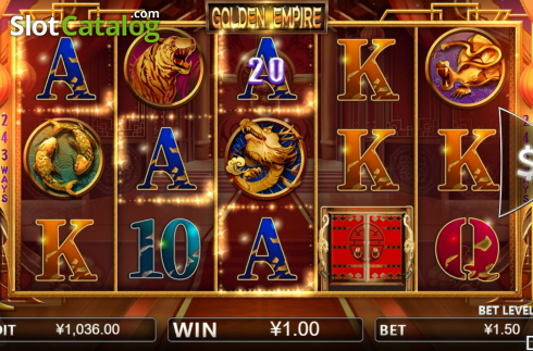 Οθόνη5. Golden Empire (Iconic Gaming) Κουλοχέρης 