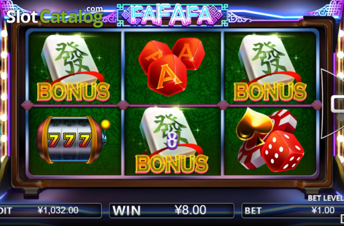 Οθόνη4. Fa Fa Fa (Iconic Gaming) Κουλοχέρης 