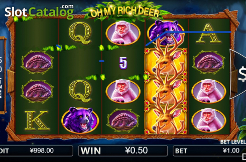 Οθόνη3. Oh My Rich Deer Κουλοχέρης 