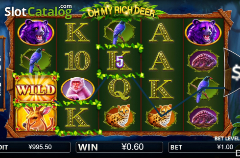 Οθόνη4. Oh My Rich Deer Κουλοχέρης 