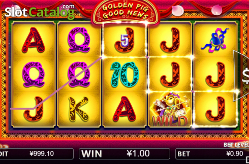 Οθόνη3. Golden Pig Good News Κουλοχέρης 