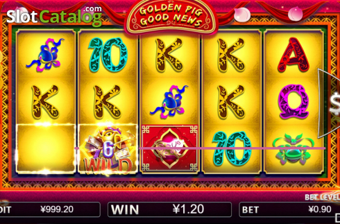 Οθόνη4. Golden Pig Good News Κουλοχέρης 