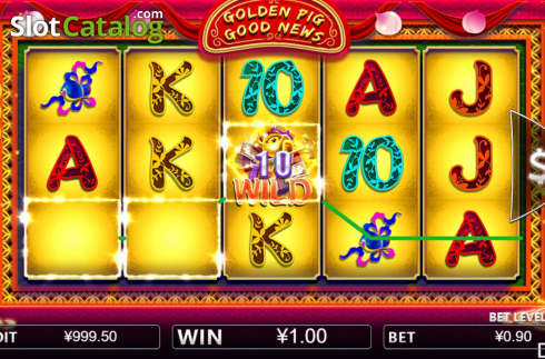 Οθόνη5. Golden Pig Good News Κουλοχέρης 