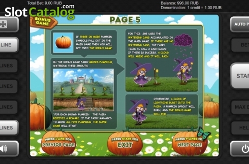 Οθόνη8. Pumpkin Fairy Κουλοχέρης 
