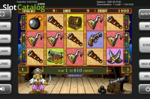 Οθόνη2. Pirate 2 Κουλοχέρης