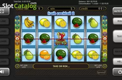 Οθόνη3. Fruit Cocktail 2 Κουλοχέρης