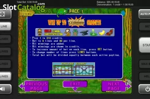 Οθόνη4. Crazy Monkey (Igrosoft) Κουλοχέρης 
