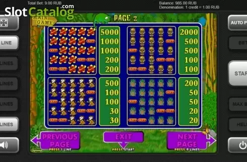 Οθόνη5. Crazy Monkey (Igrosoft) Κουλοχέρης 